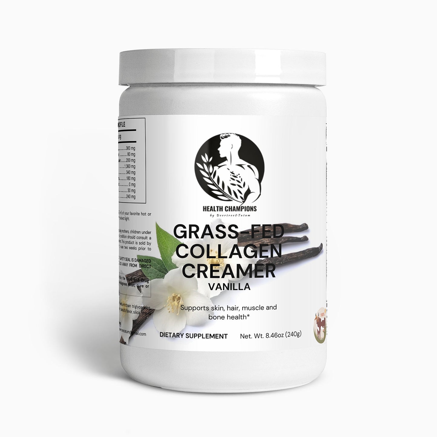 Grass-Fed Collagen Creamer (Vanilla)